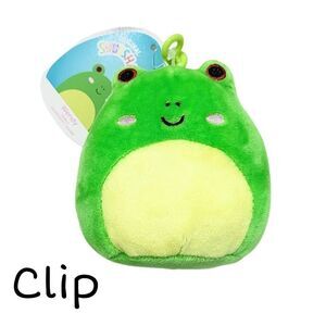 Squishmallows Wendy the Frog with Red Eyes 3.5” Clip New With Tags, Collectibles
